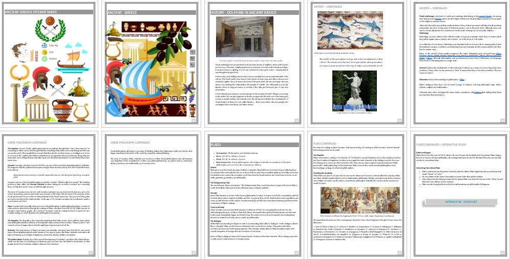 Dolphin Unit Study - Ancient Greece